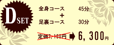 Dセットメニュー